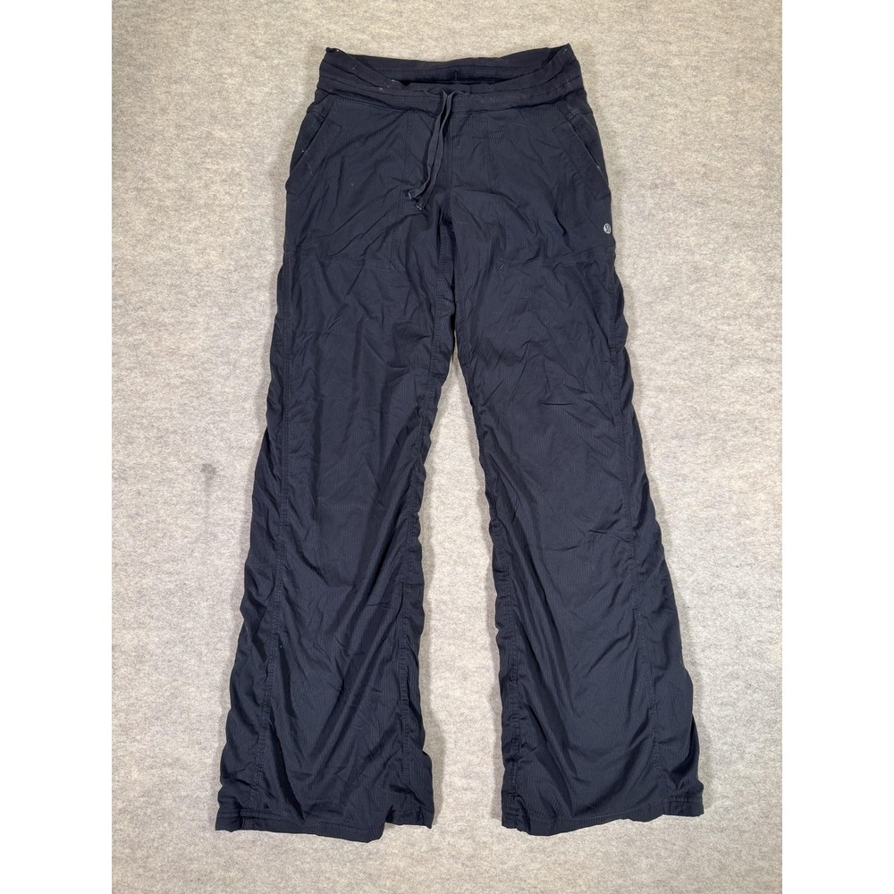 lululemon athletica Black Wide-Leg Track Pants